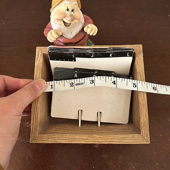 Vintage Dwarf Desk Address Rolodex - Picture 8 of 9